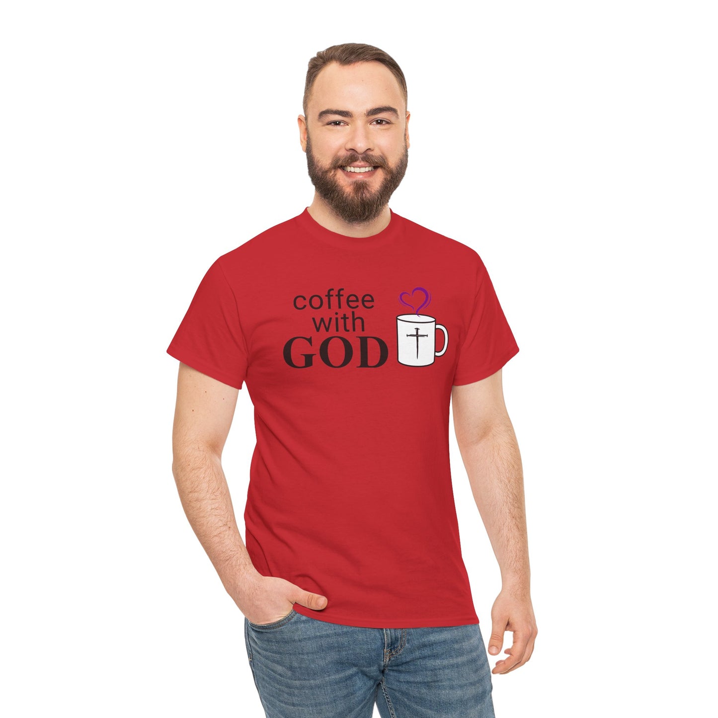 Coffee with God T-Shirt - Black print