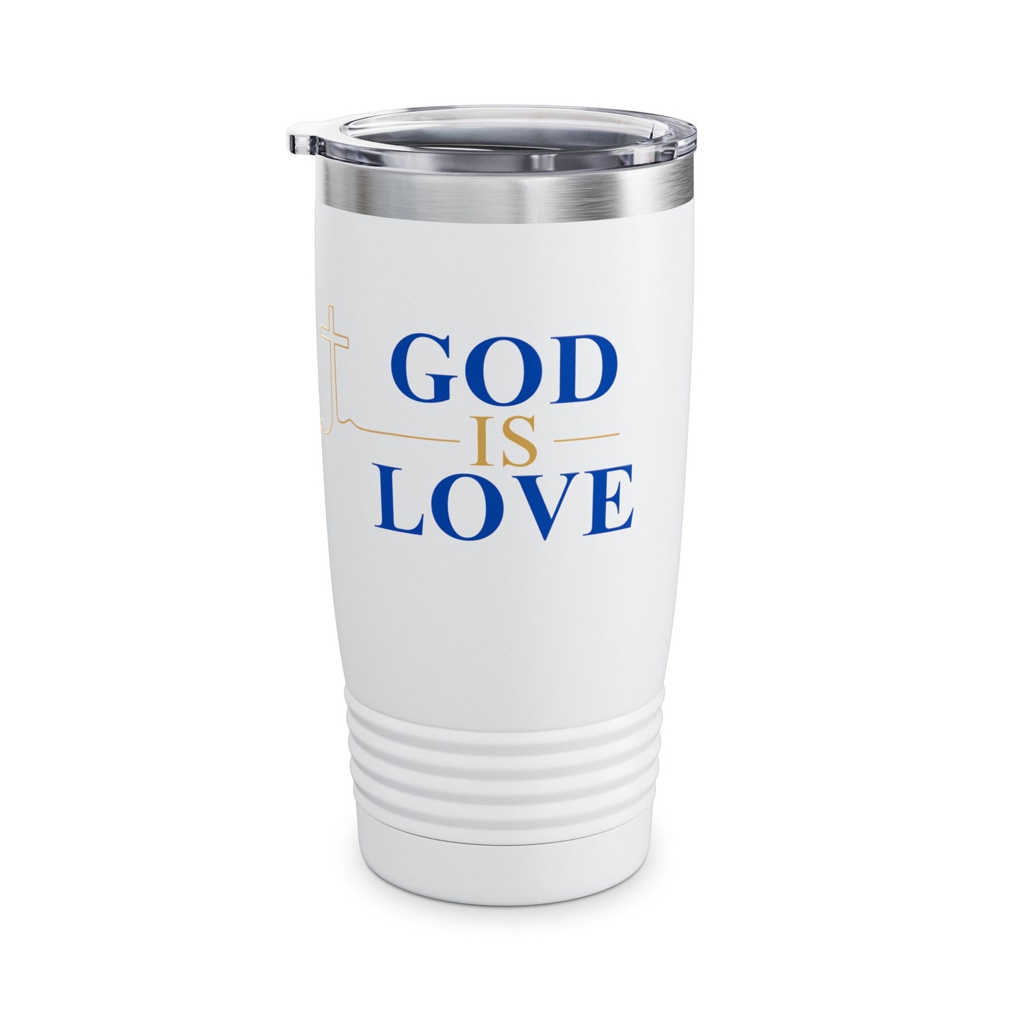 God is Love White 20oz Tumbler