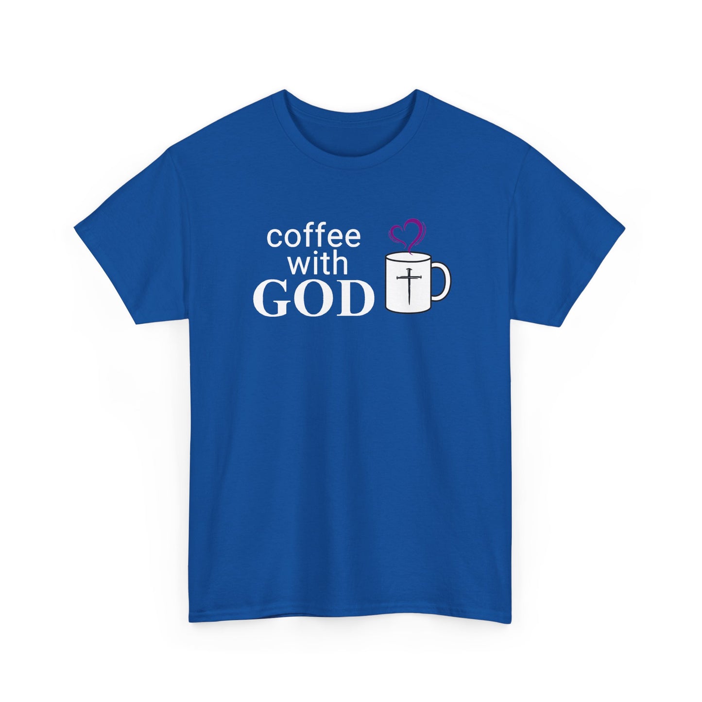 Coffee with God Christian Tee — Faith Mug Graphic Shirt