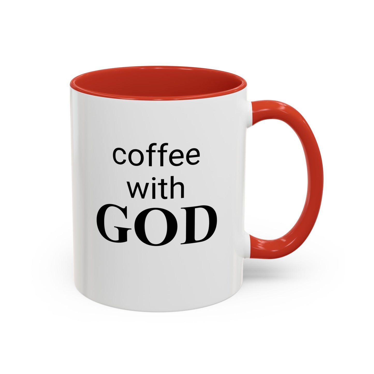 Coffee With GOD Colored 11 oz Mug