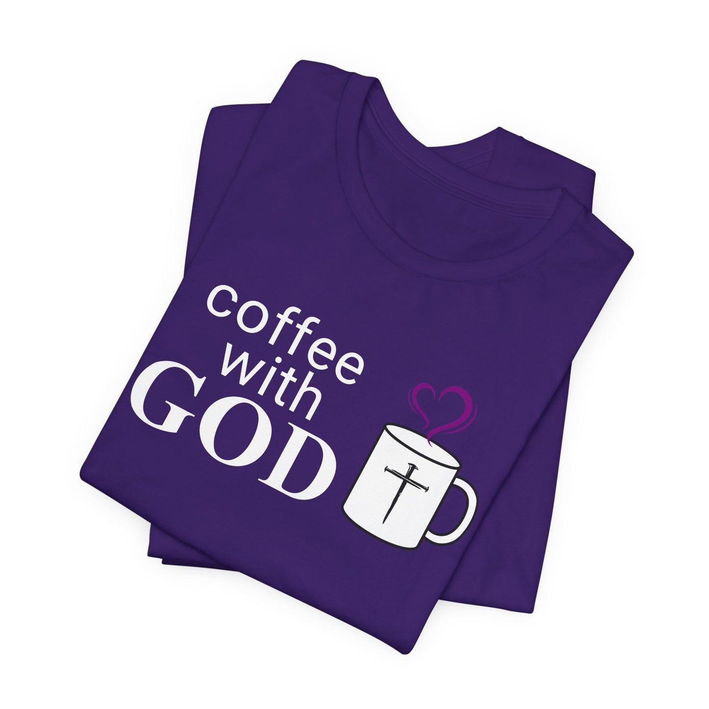 Coffee With God T-Shirt - White Print