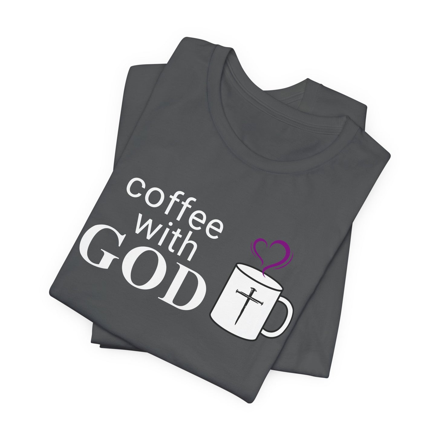 Coffee With God T-Shirt — Christian Faith Graphic Tee