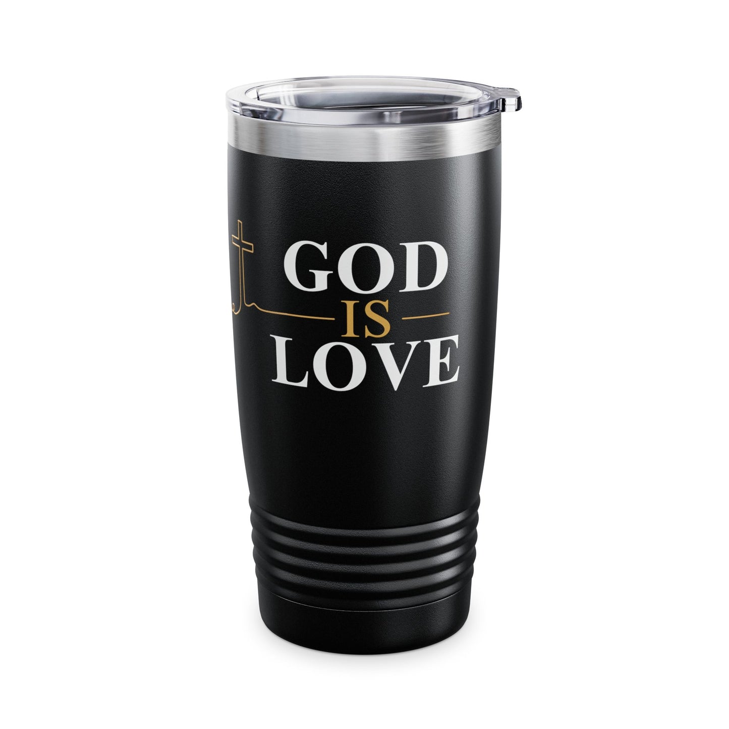 God is Love Black 20oz Tumbler