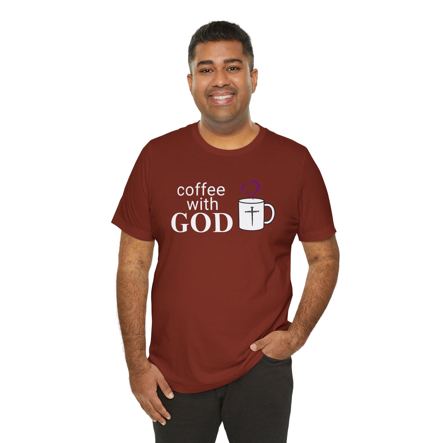 Coffee With God T-Shirt — Christian Faith Graphic Tee