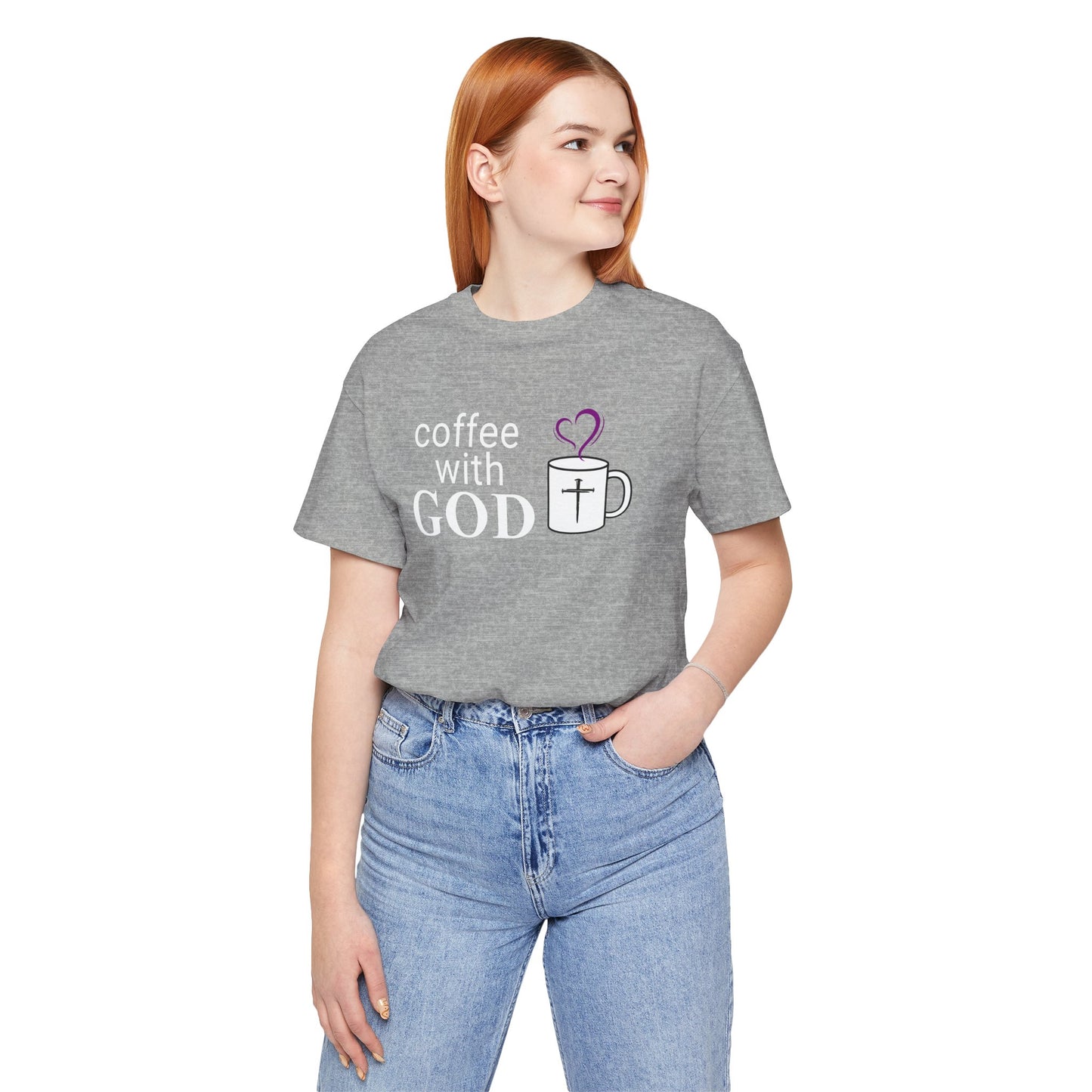 Coffee With God T-Shirt — Christian Faith Graphic Tee