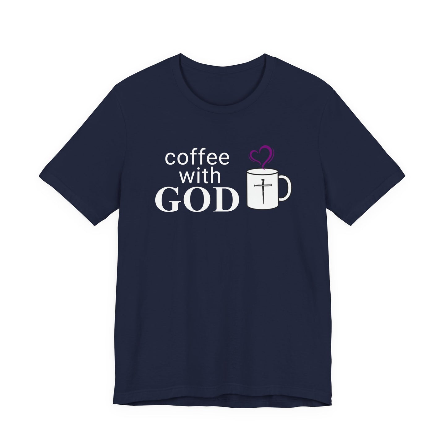 Coffee With God T-Shirt — Christian Faith Graphic Tee