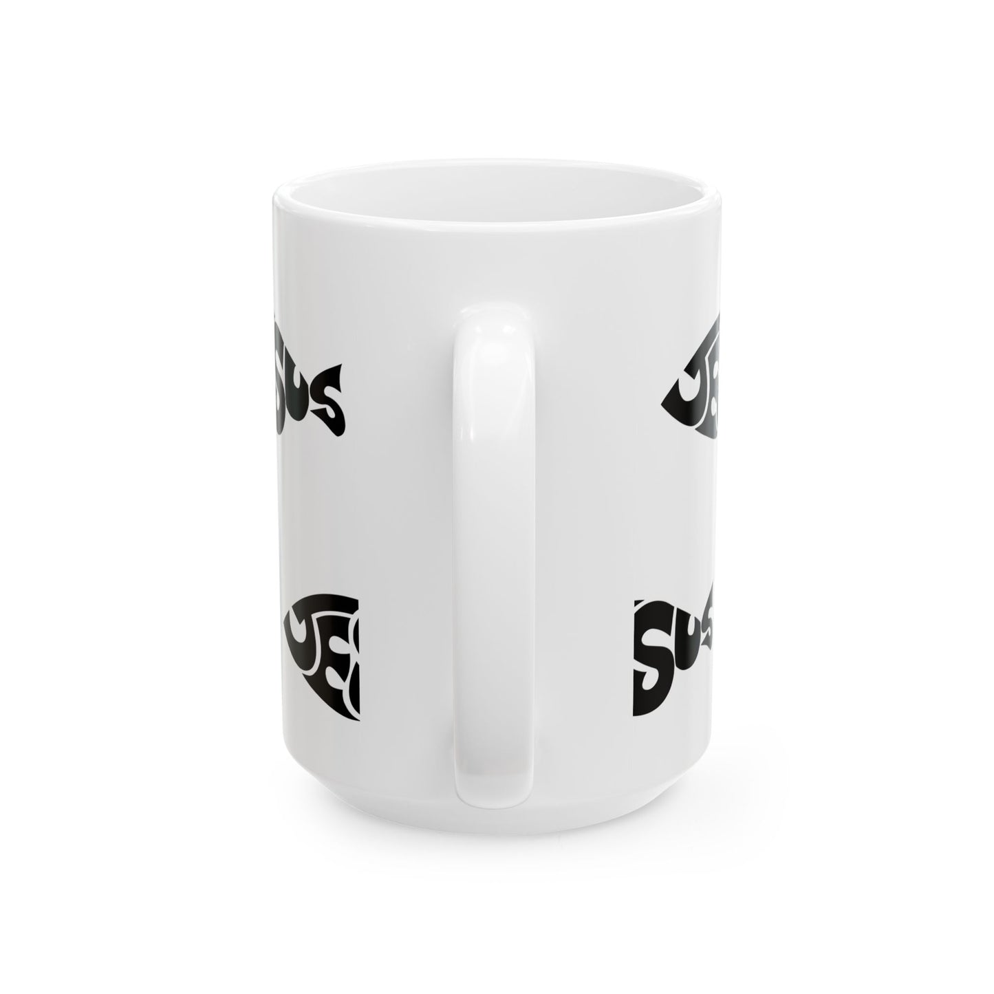JESUS Fish 15 oz Mug