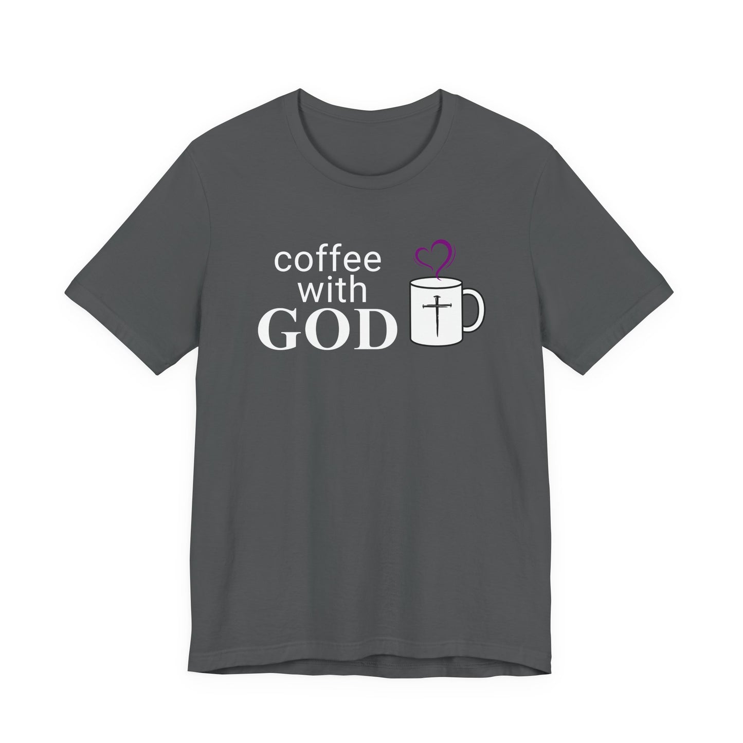 Coffee With God T-Shirt - White Print