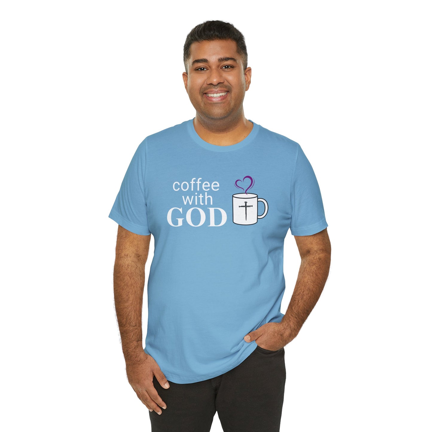 Coffee With God T-Shirt — Christian Faith Graphic Tee