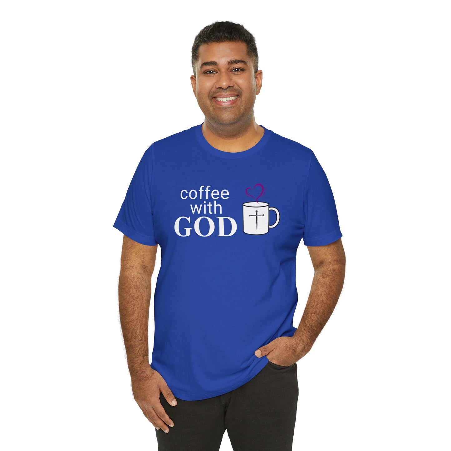 Coffee With God T-Shirt — Christian Faith Graphic Tee