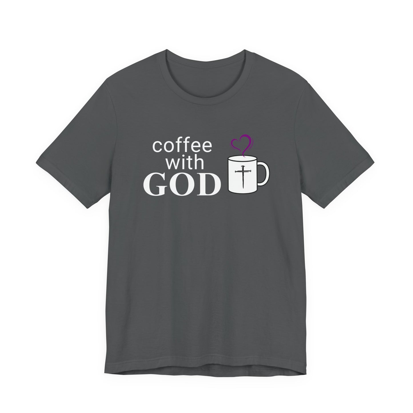 Coffee With God T-Shirt — Christian Faith Graphic Tee
