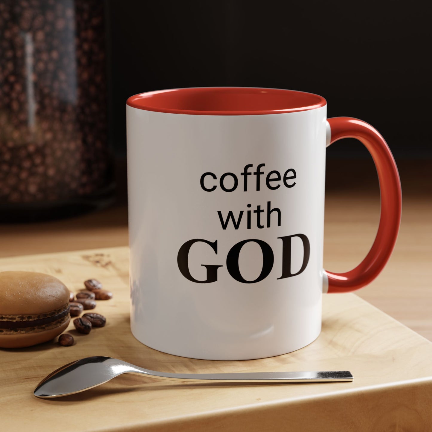 Coffee With GOD Colored 11 oz Mug