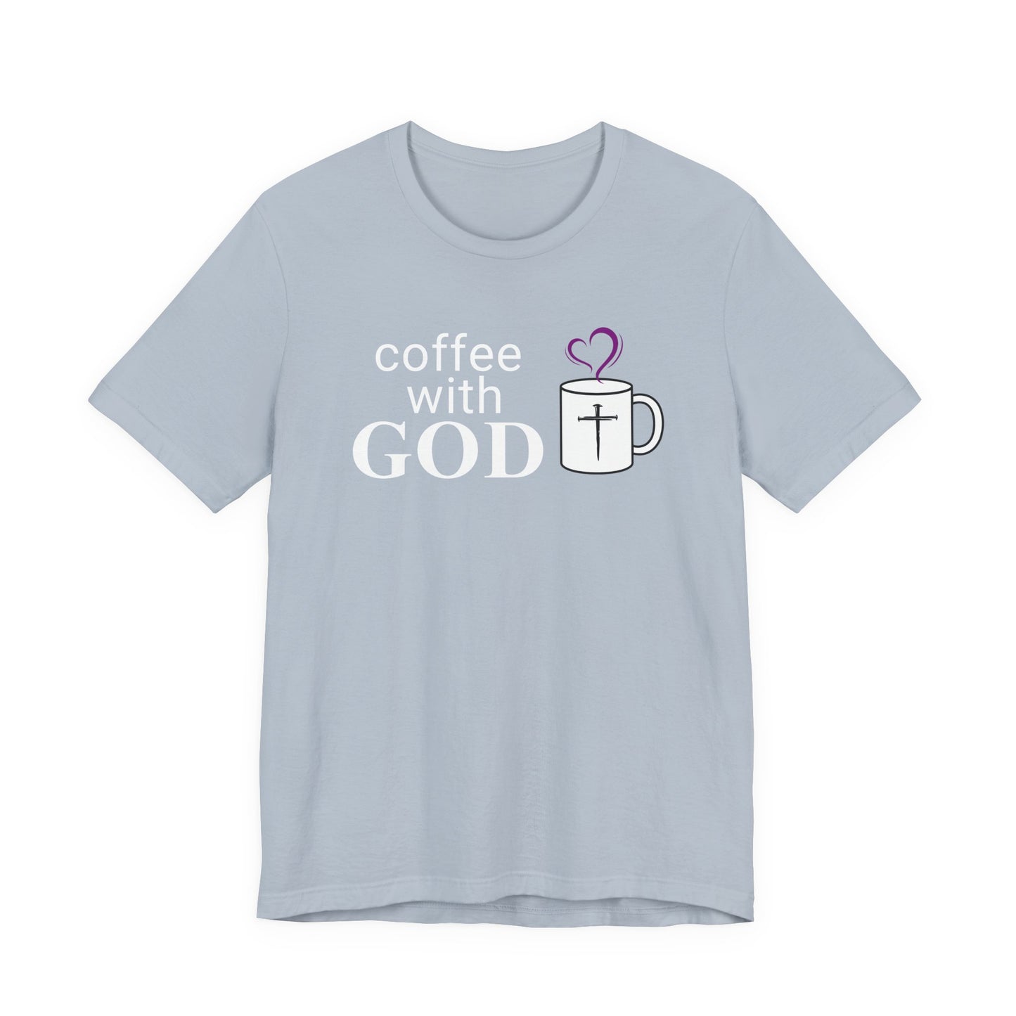 Coffee With God T-Shirt - White Print