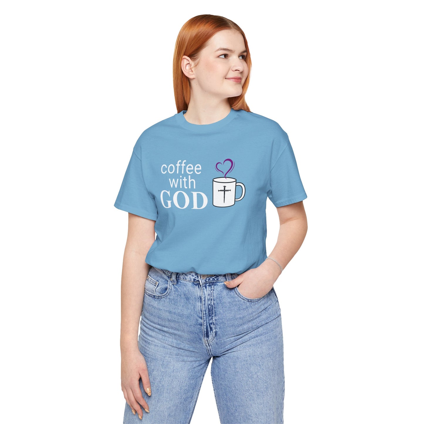 Coffee With God T-Shirt — Christian Faith Graphic Tee