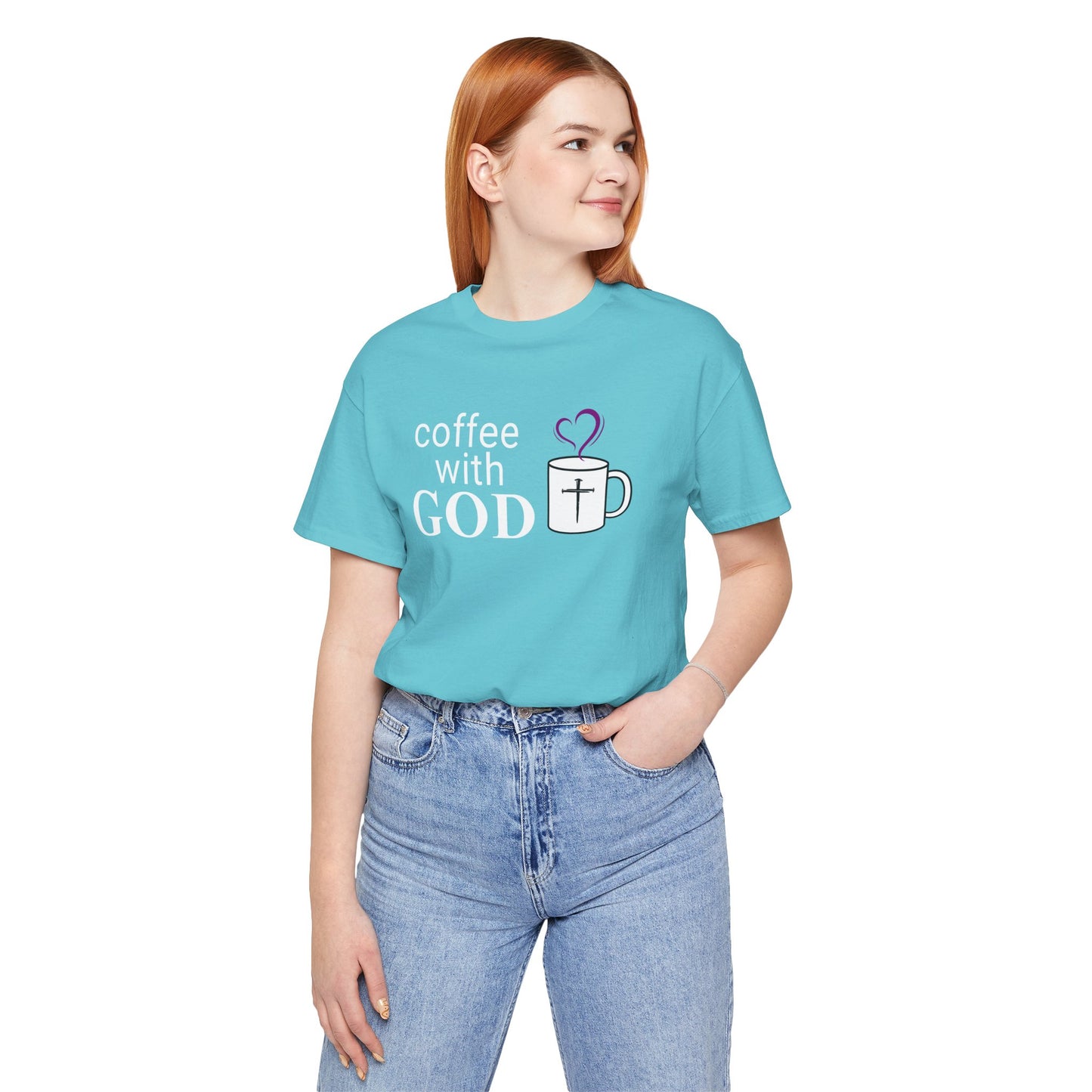 Coffee With God T-Shirt — Christian Faith Graphic Tee