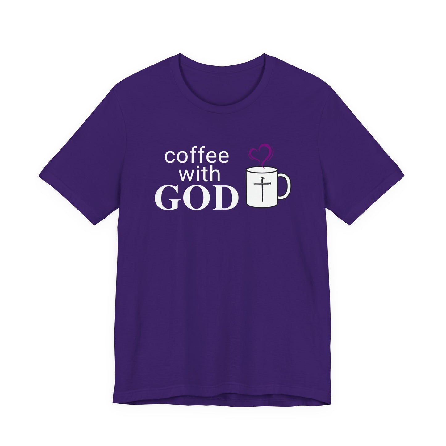 Coffee With God T-Shirt - White Print