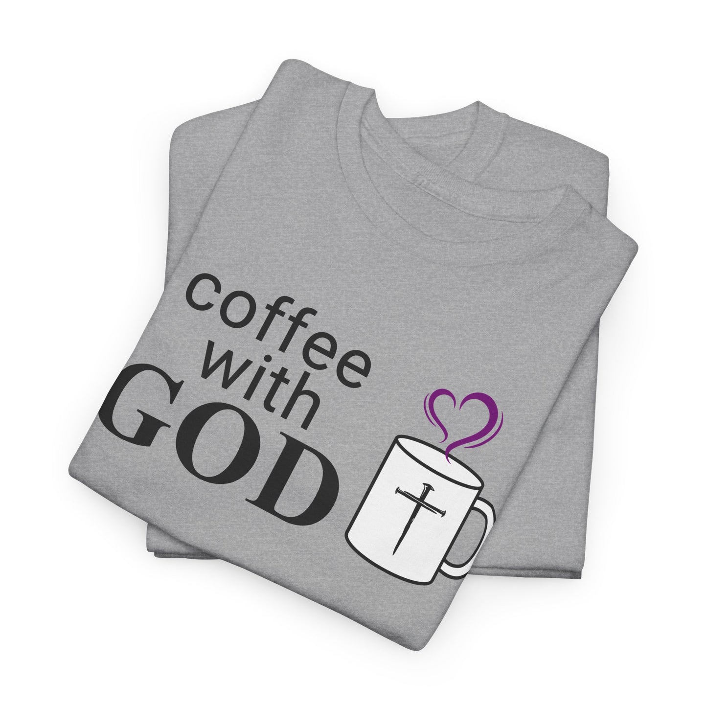Coffee with God T-Shirt - Black print