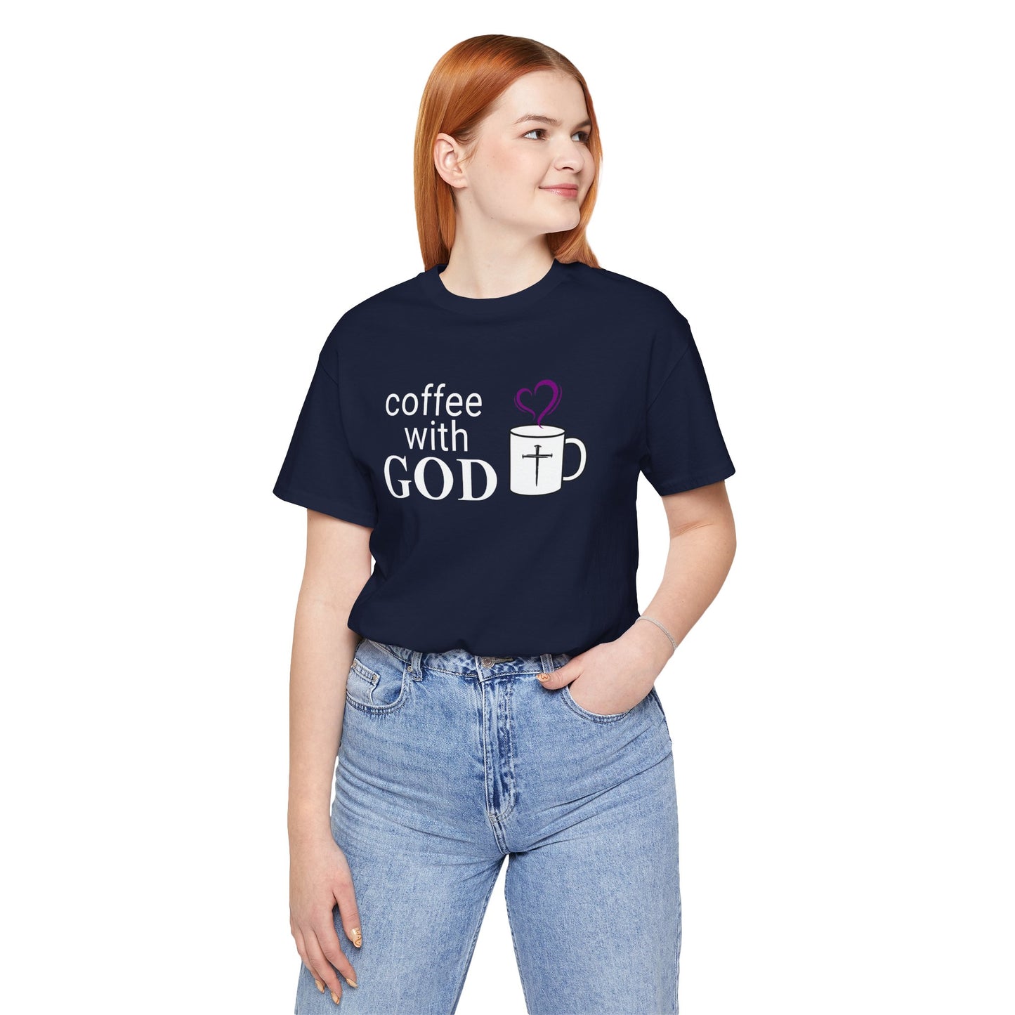 Coffee With God T-Shirt — Christian Faith Graphic Tee