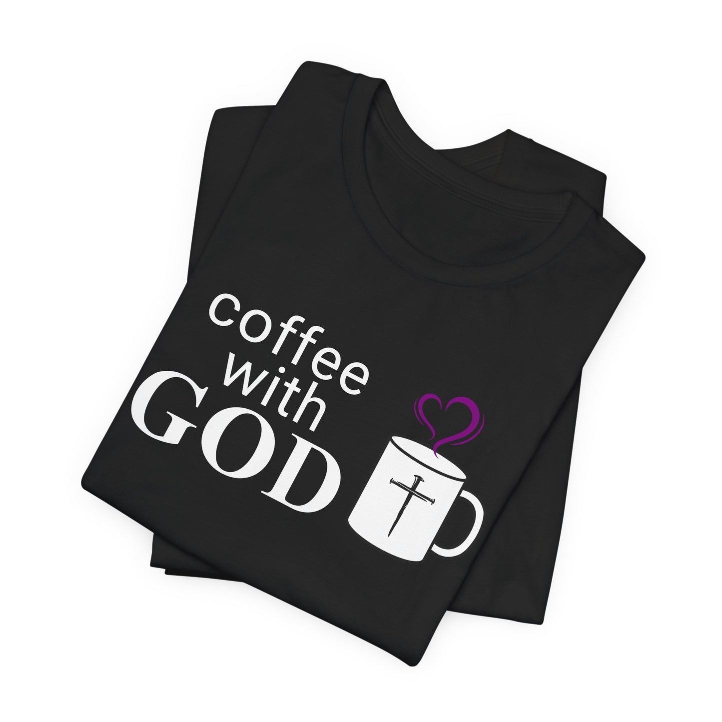 Coffee With God T-Shirt — Christian Faith Graphic Tee