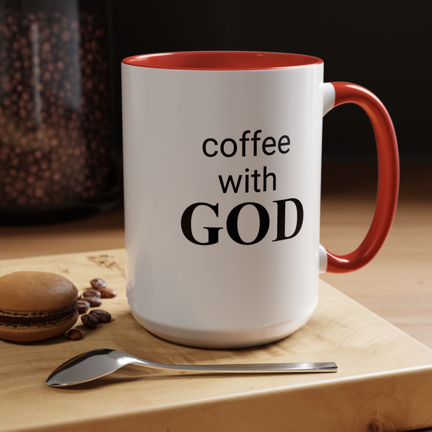 Coffee With GOD Colored 15 oz Mug