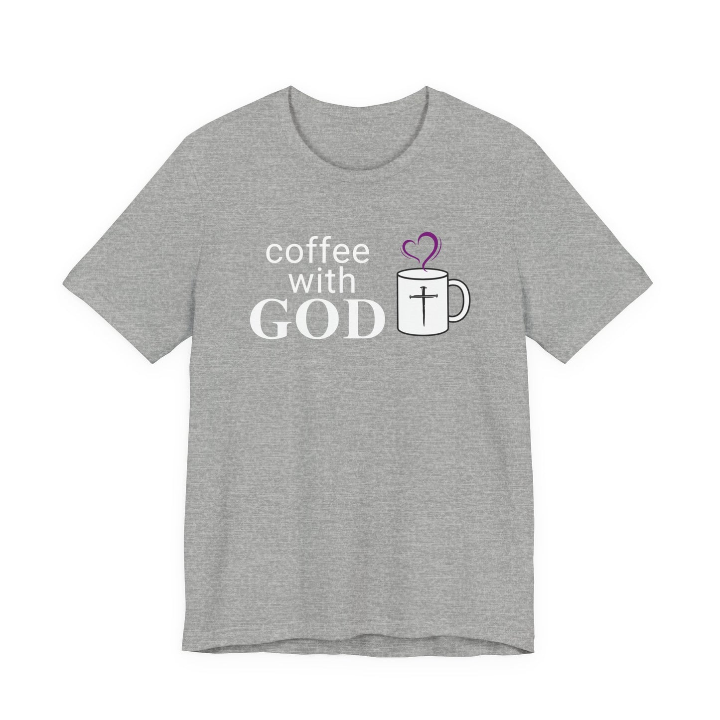 Coffee With God T-Shirt - White Print