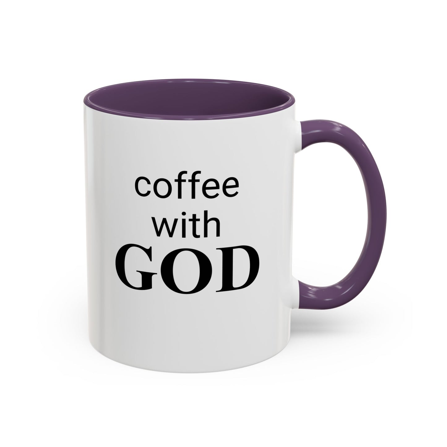 Coffee With GOD Colored 11 oz Mug