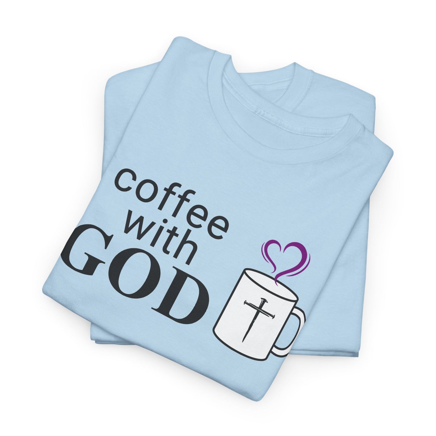 Coffee with God T-Shirt - Black print