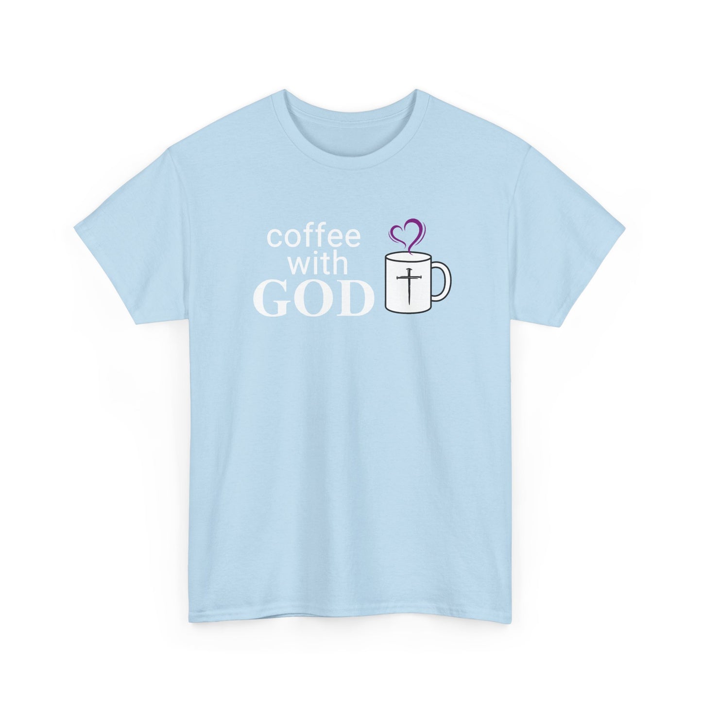 Coffee with God T-Shirt - White print