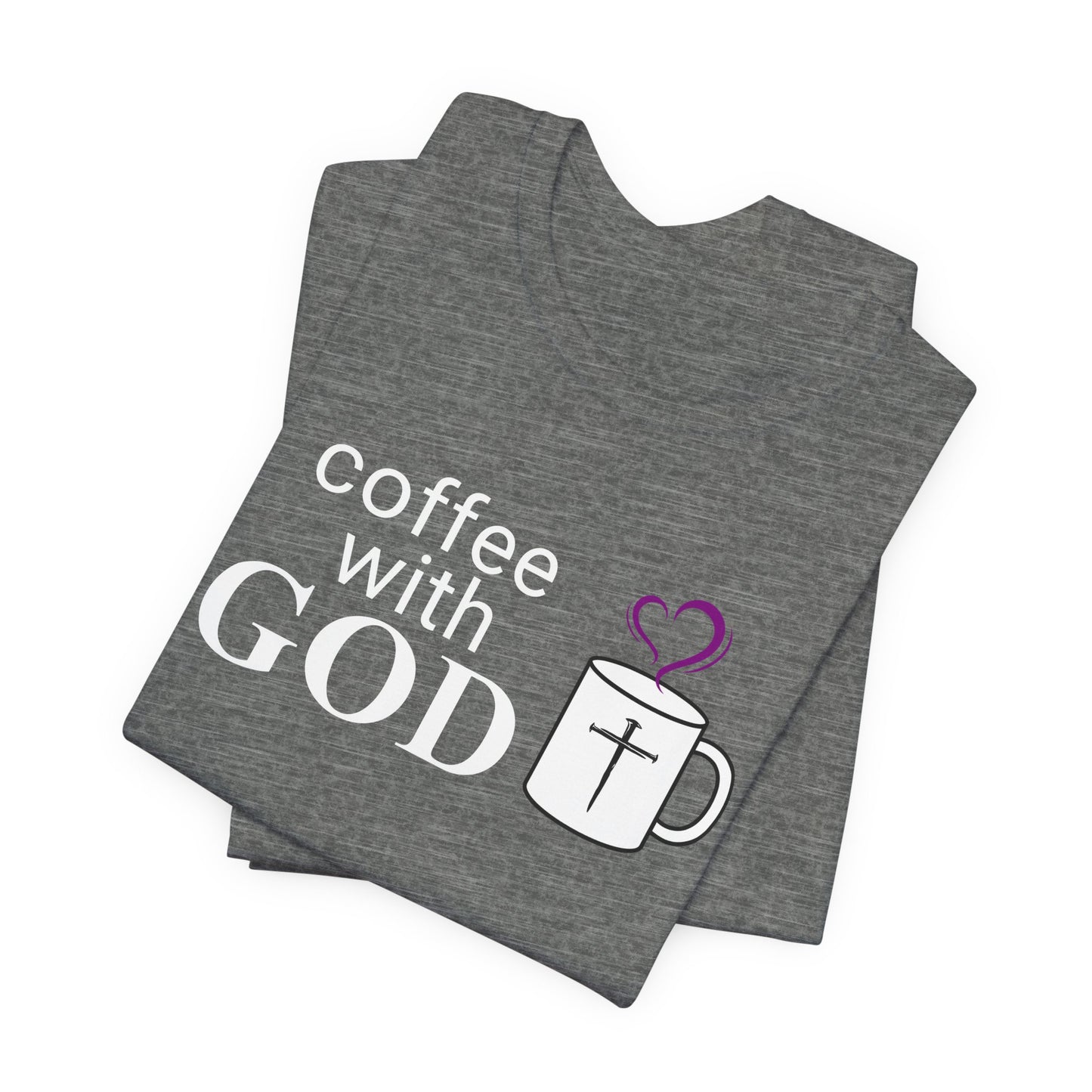 Coffee With God T-Shirt — Christian Faith Graphic Tee