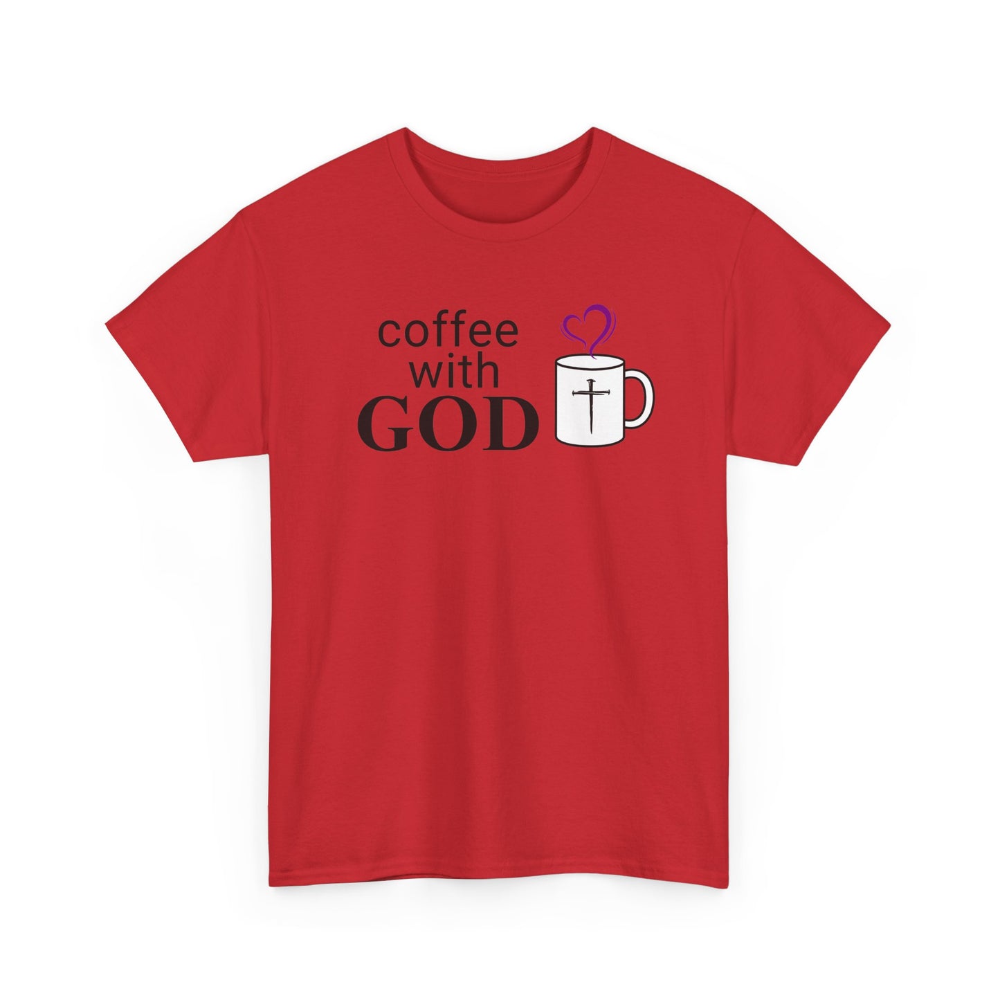 Coffee with God T-Shirt - Black print