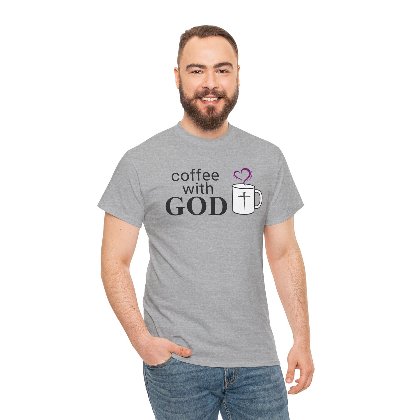 Coffee with God T-Shirt - Black print