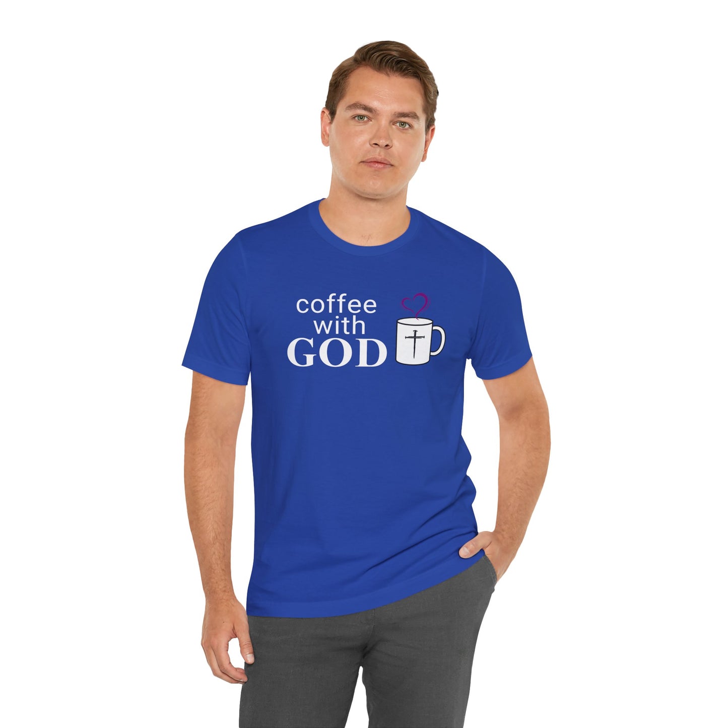 Coffee With God T-Shirt - White Print