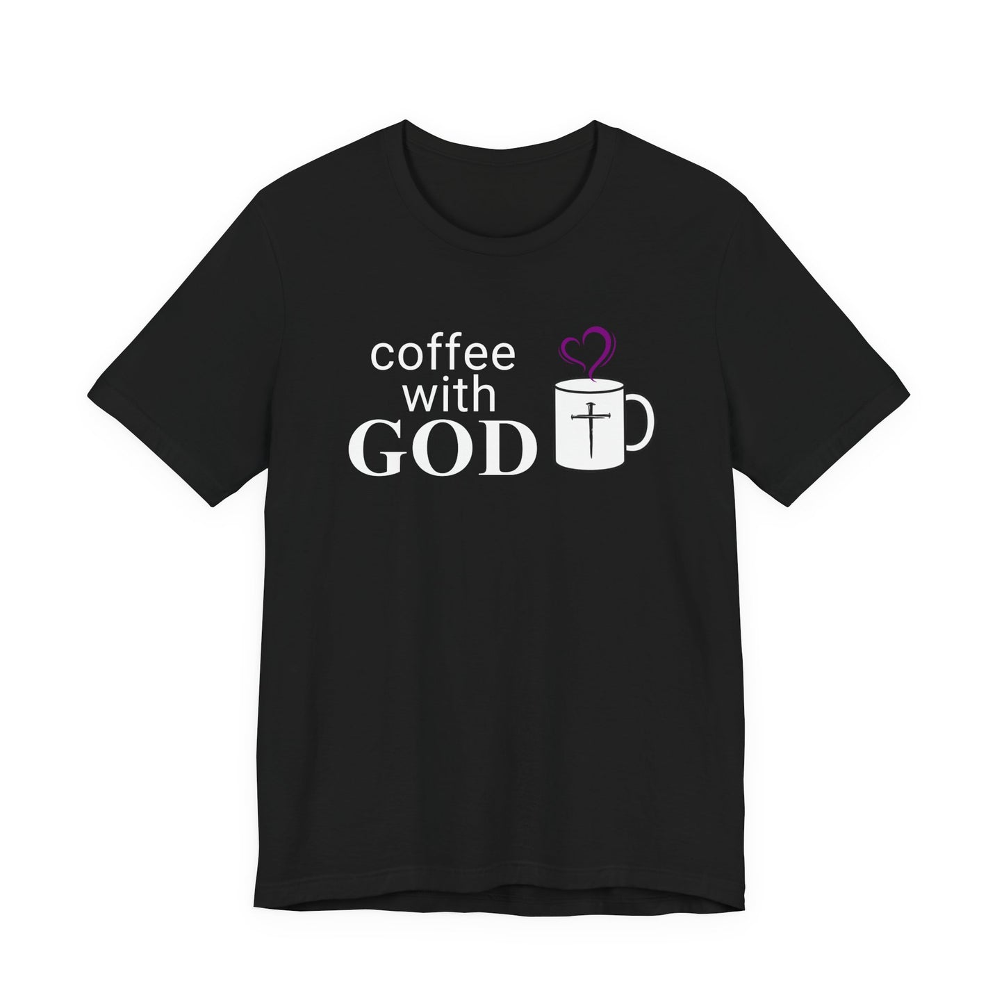 Coffee With God T-Shirt — Christian Faith Graphic Tee