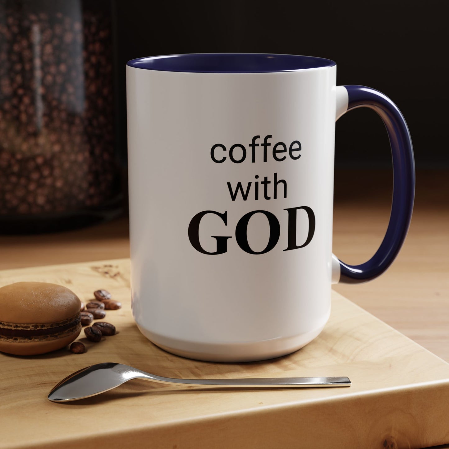 Coffee With GOD Colored 15 oz Mug