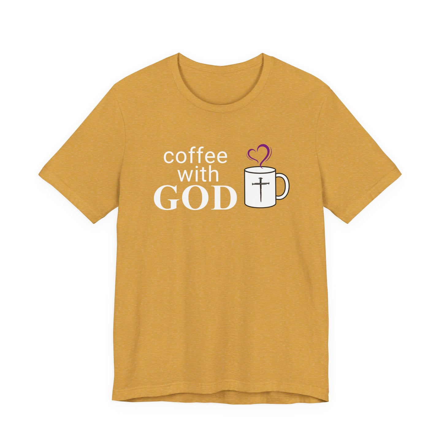 Coffee With God T-Shirt — Christian Faith Graphic Tee