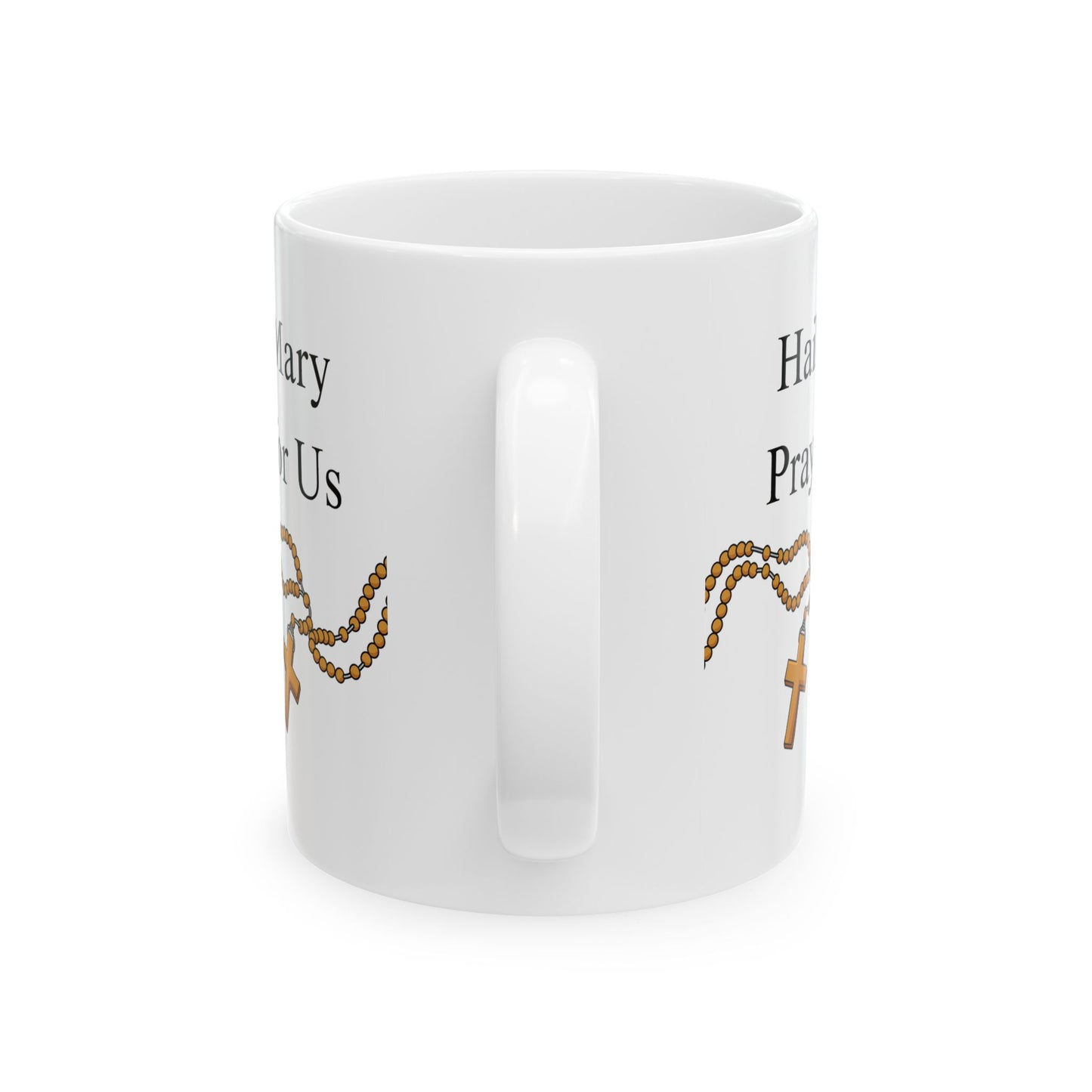 Rosary & Hail Mary 11 oz Mug