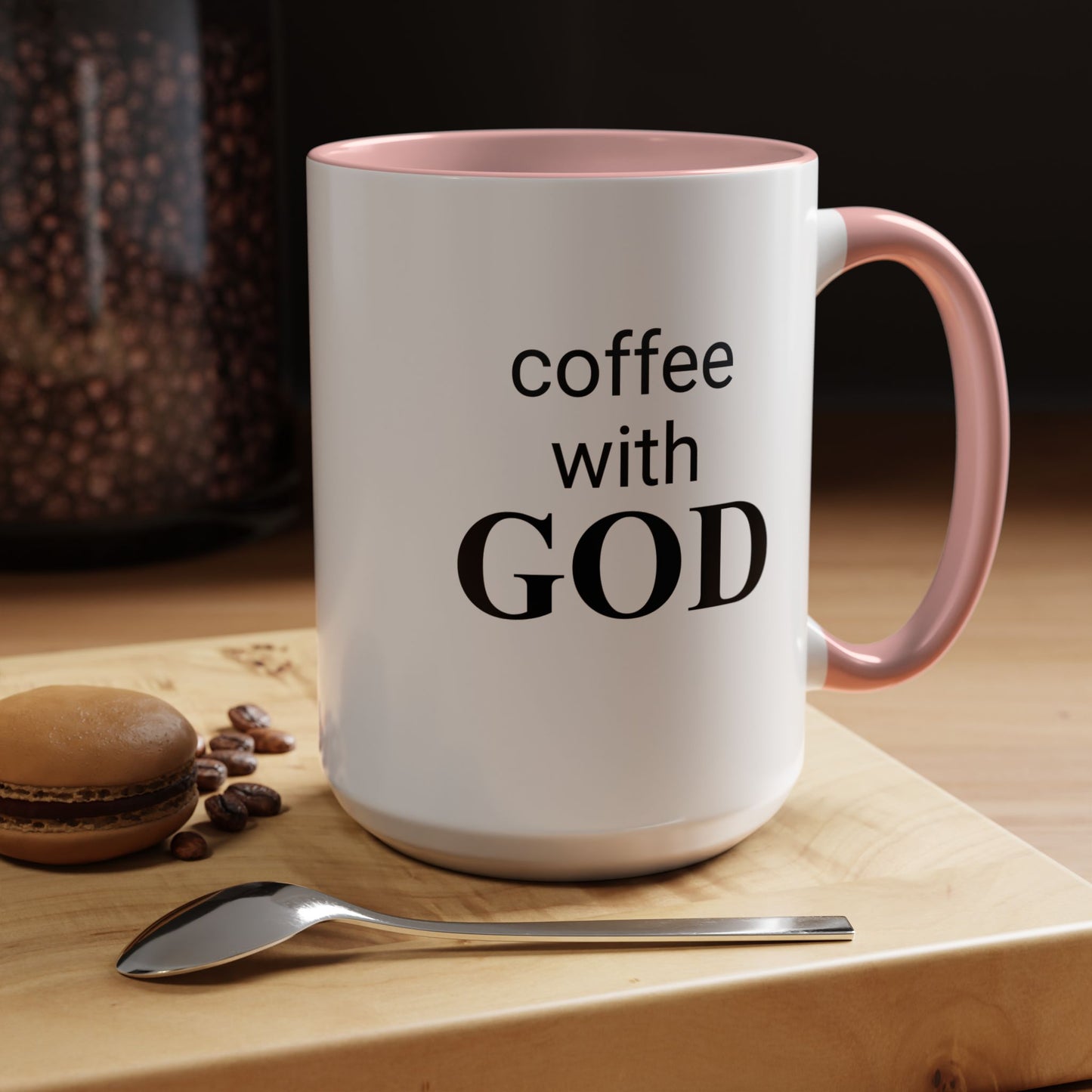 Coffee With GOD Colored 15 oz Mug