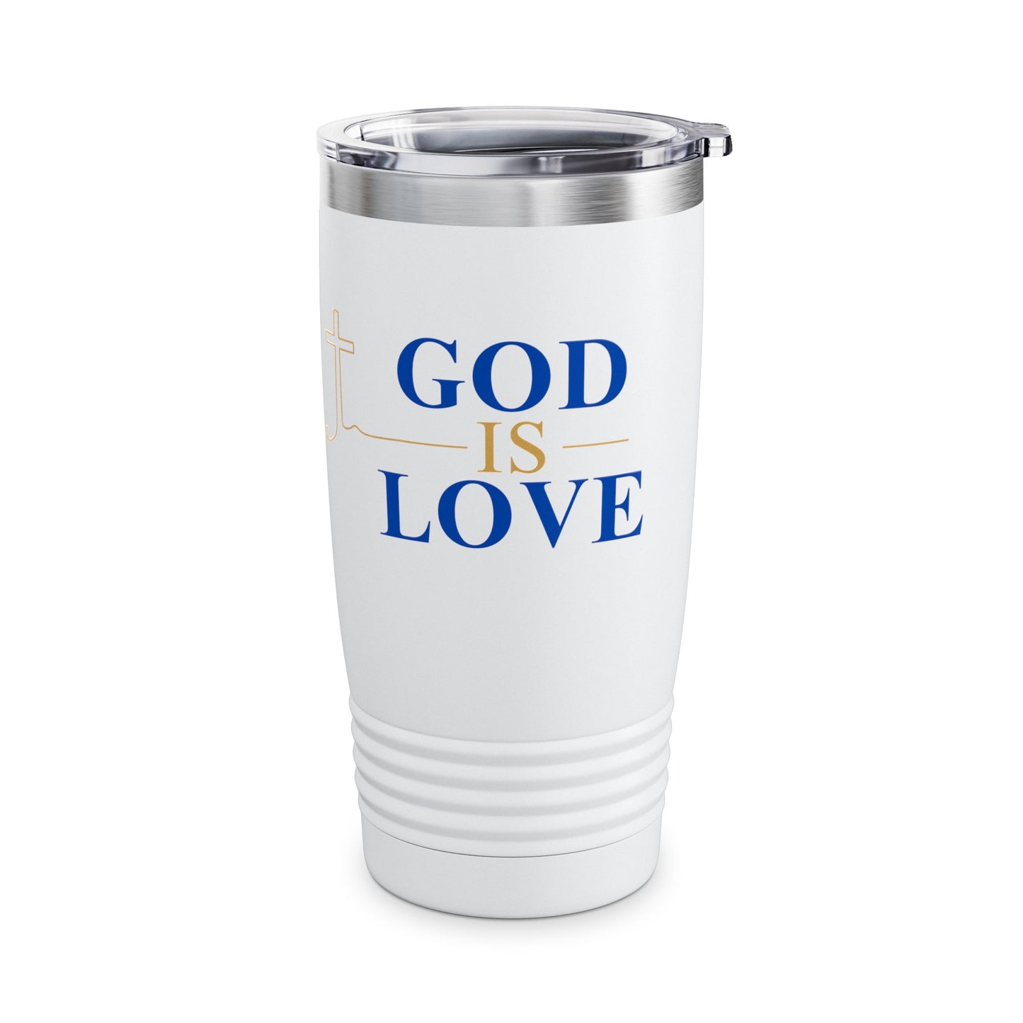 God is Love White 20oz Tumbler