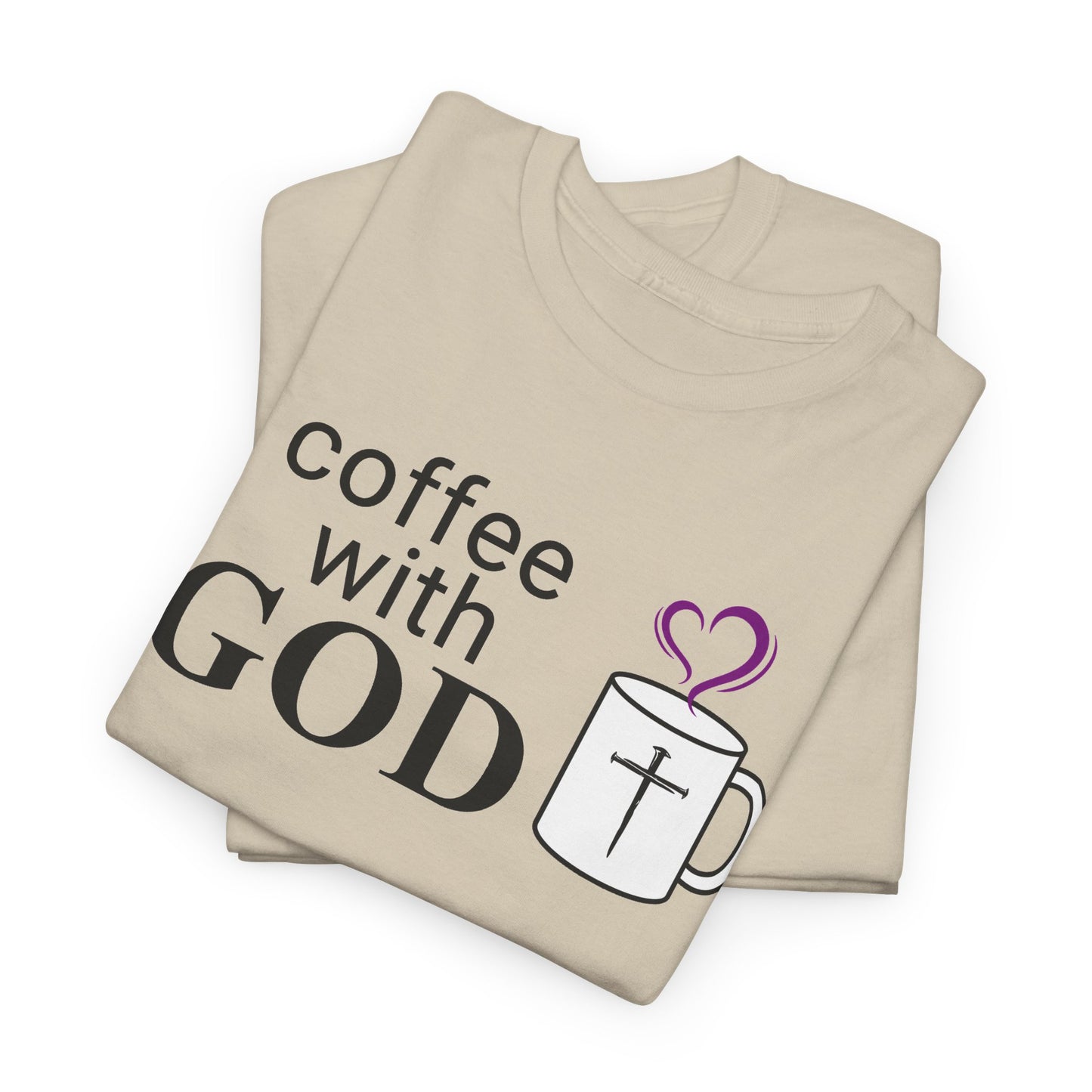 Coffee with God T-Shirt - Black print