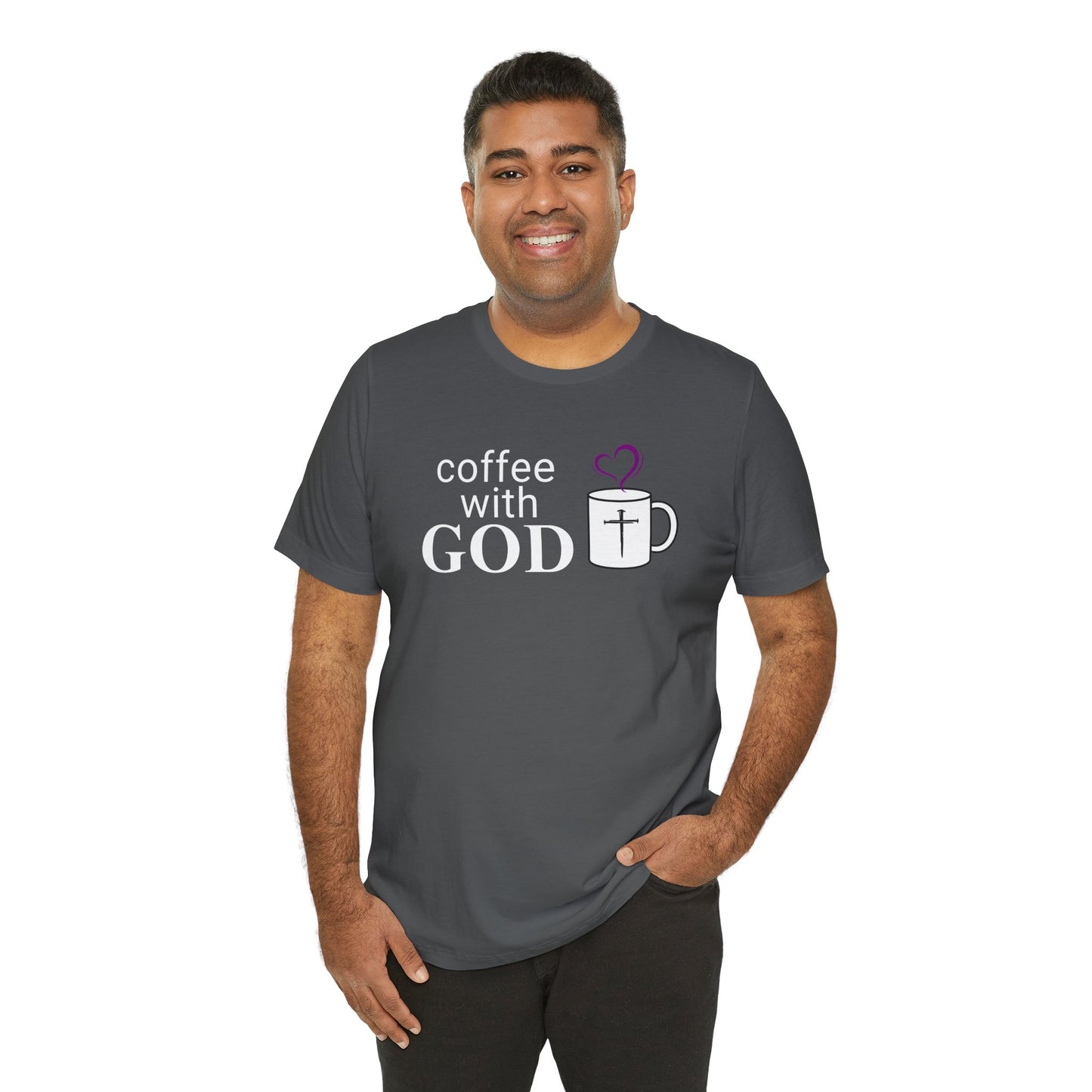 Coffee With God T-Shirt — Christian Faith Graphic Tee
