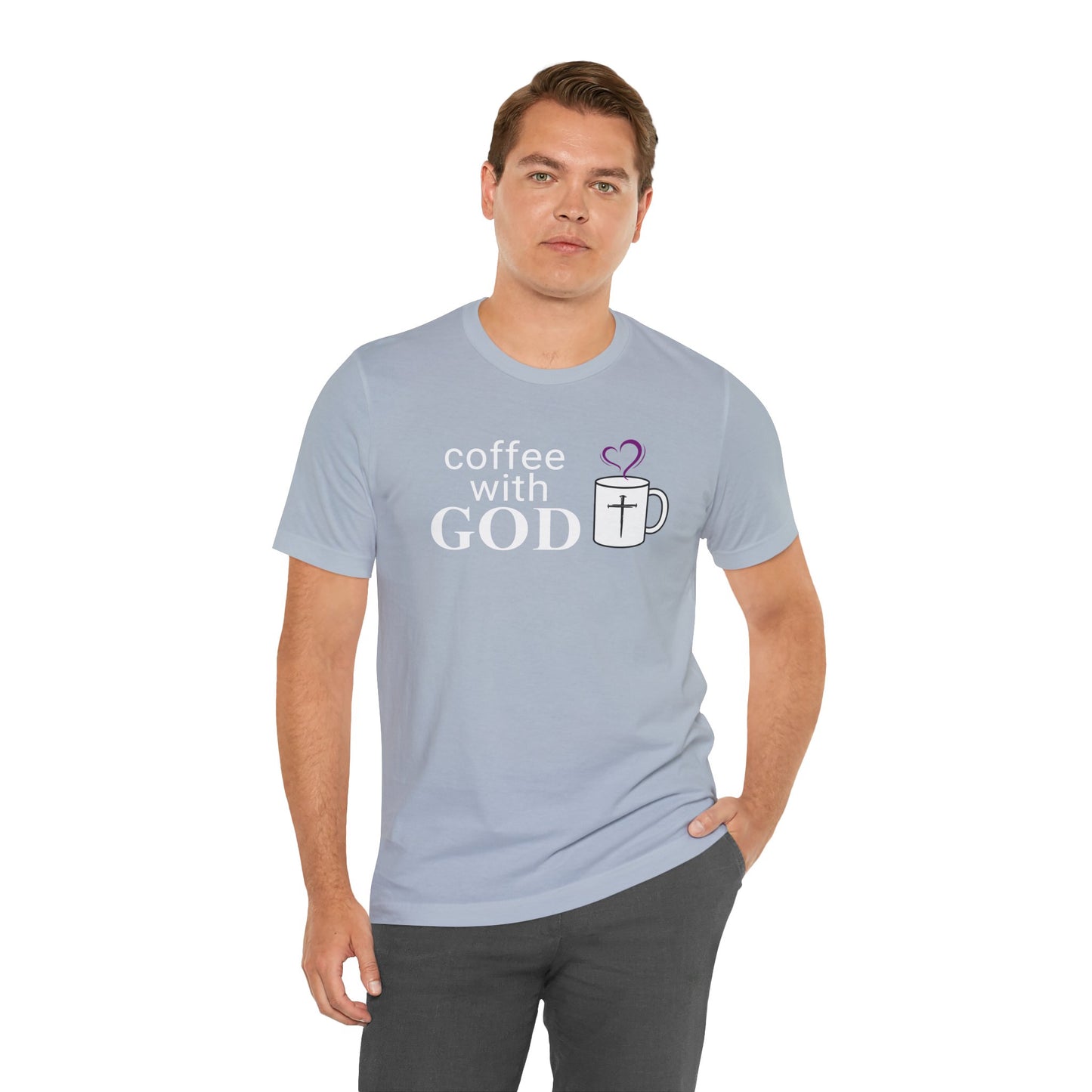 Coffee With God T-Shirt - White Print