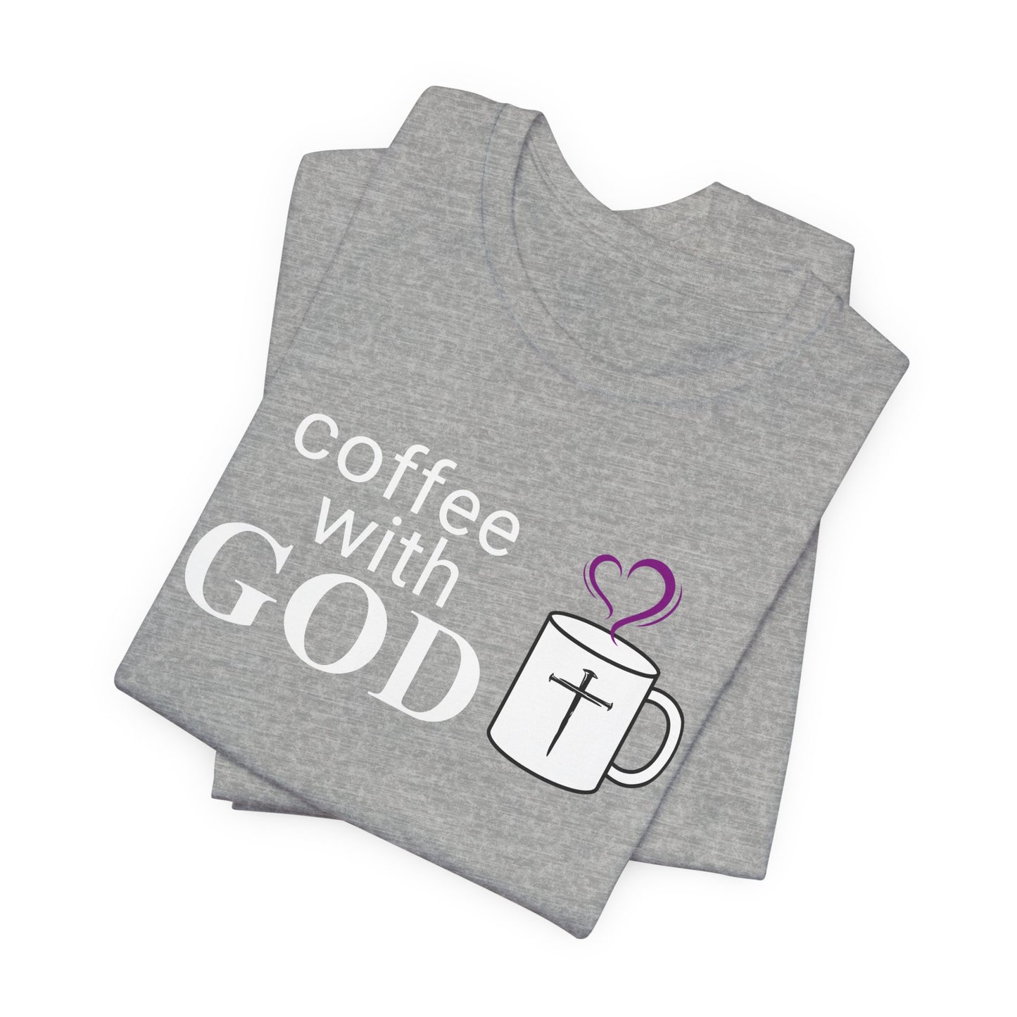 Coffee With God T-Shirt — Christian Faith Graphic Tee