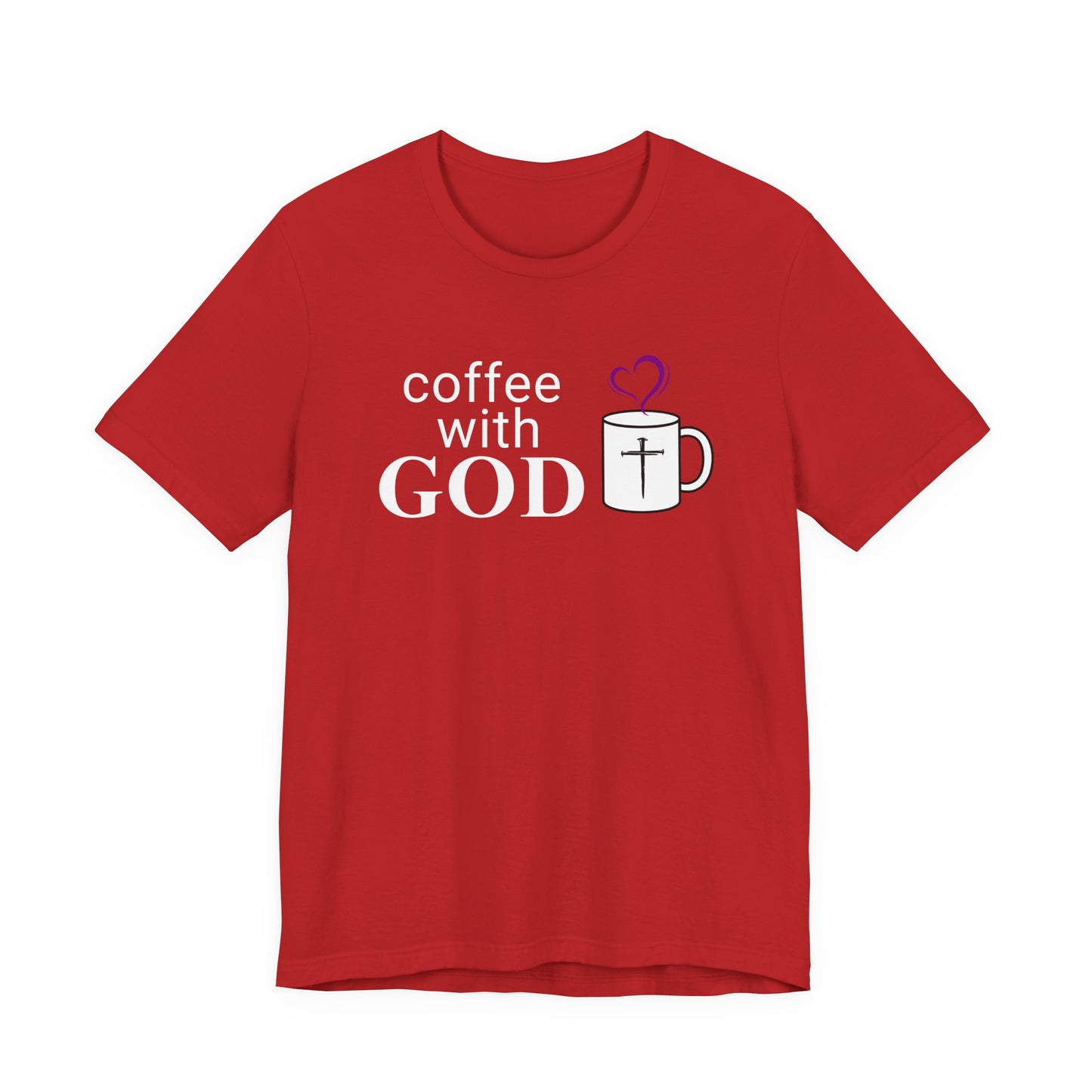 Coffee With God T-Shirt — Christian Faith Graphic Tee