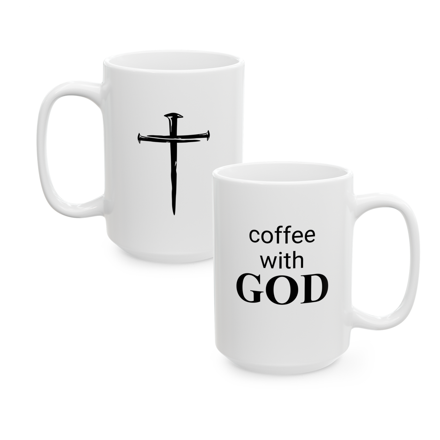 Coffee With GOD 15 oz Mug
