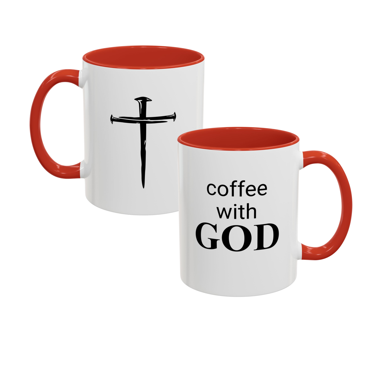 Coffee With GOD Colored 11 oz Mug
