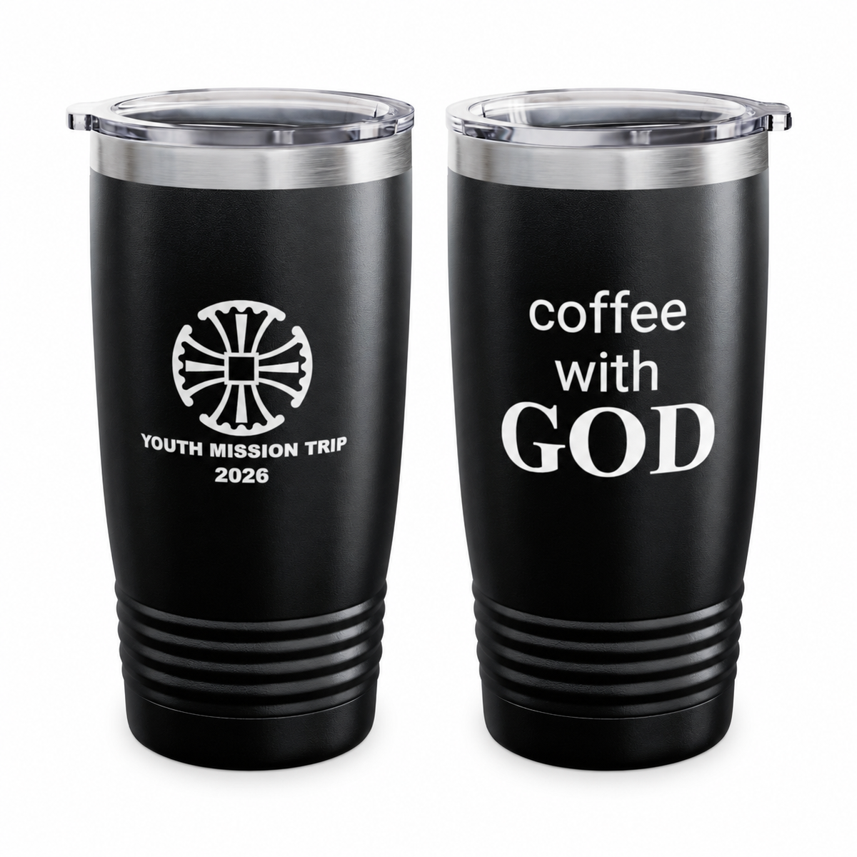 Grace Anglican Church – YOUTH MISSION TRIP 2026 – Black 20 oz Tumbler