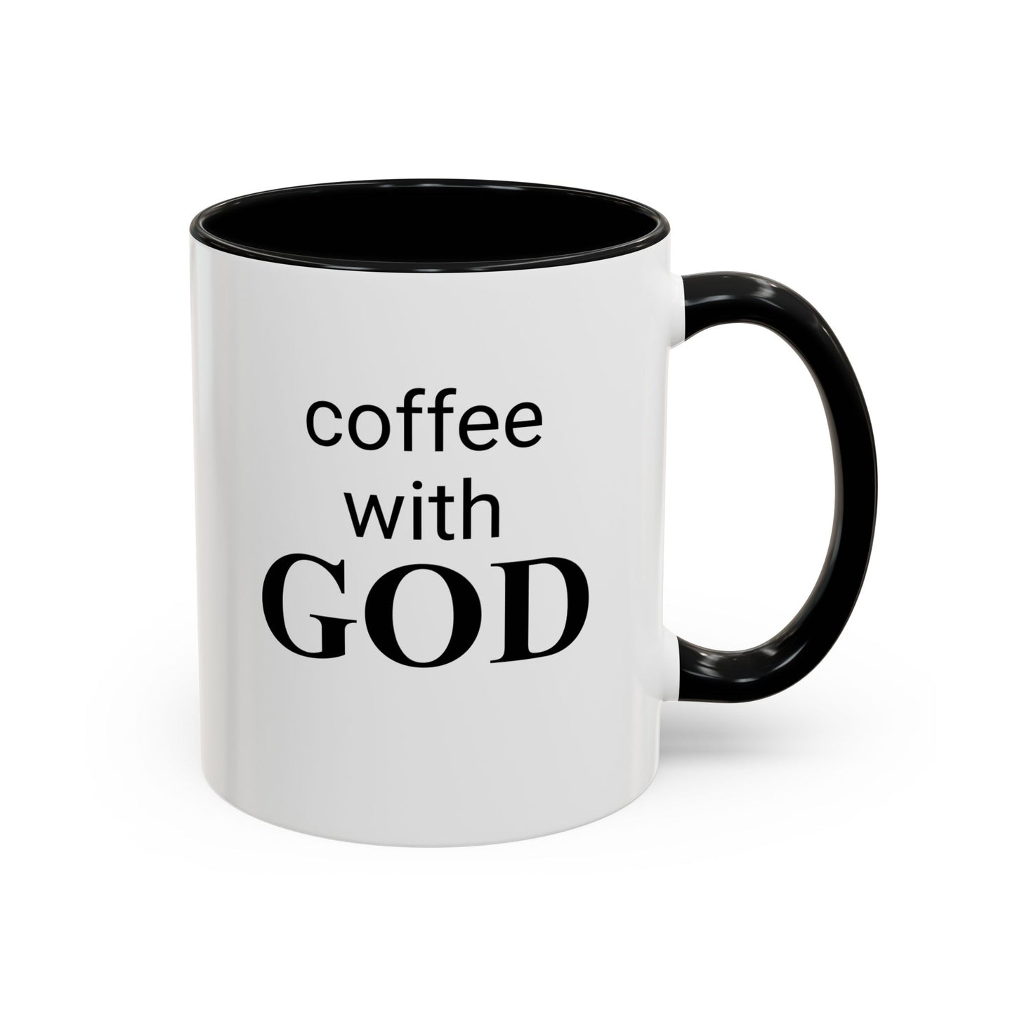 Coffee With GOD Colored 11 oz Mug