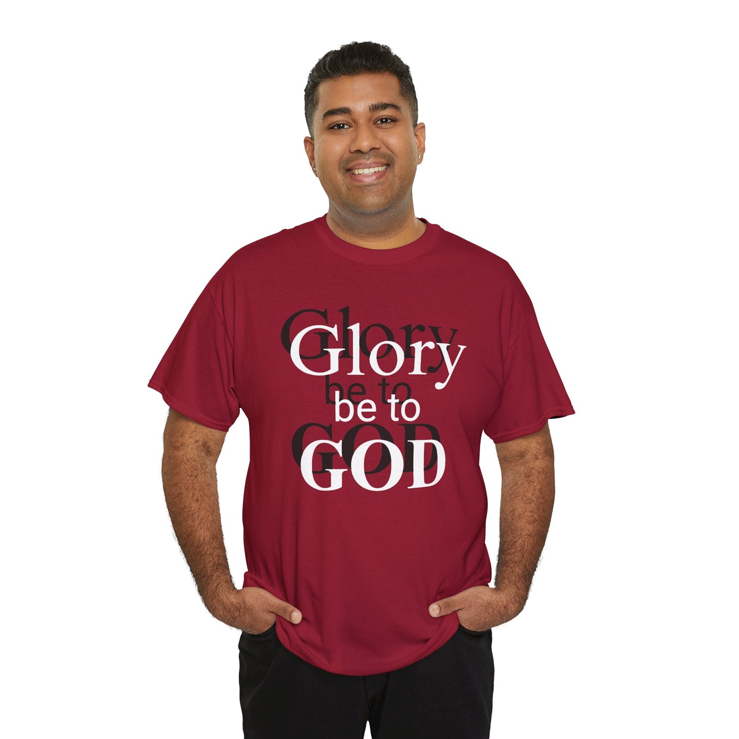Glory Be To God Tee — Faith-Based Christian Graphic T-Shirt