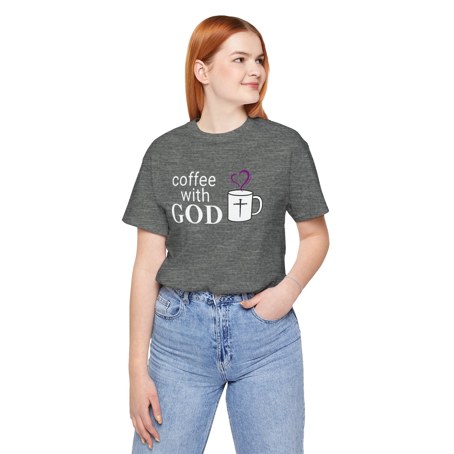 Coffee With God T-Shirt — Christian Faith Graphic Tee