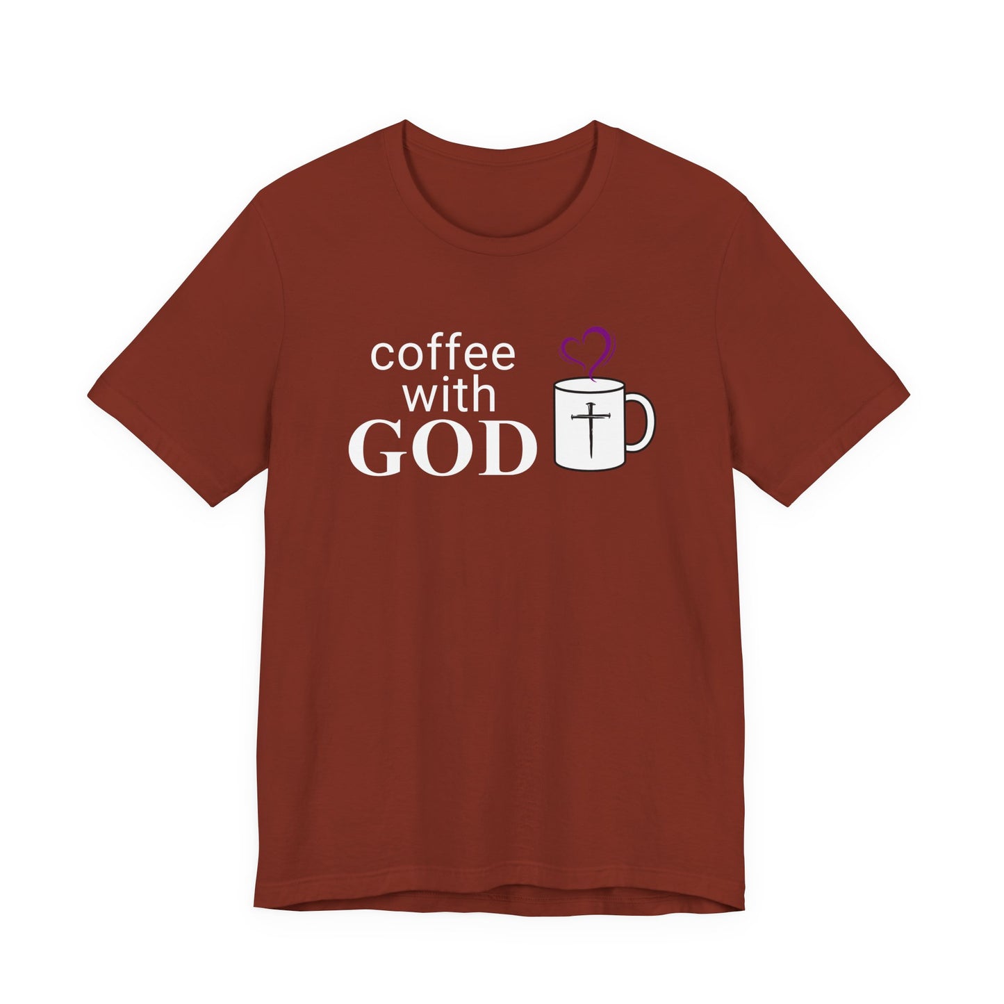 Coffee With God T-Shirt — Christian Faith Graphic Tee